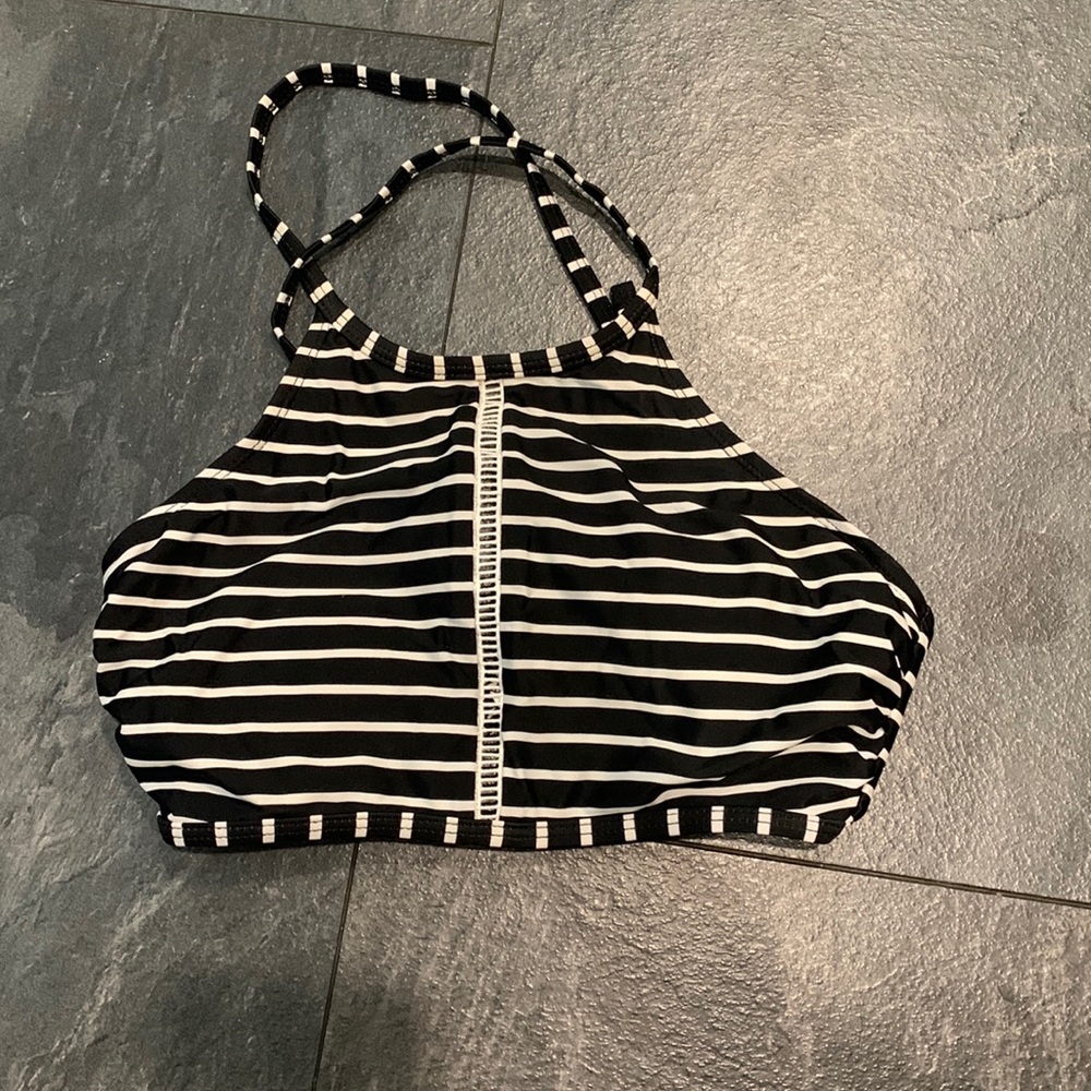 Xhilaration striped bikini top